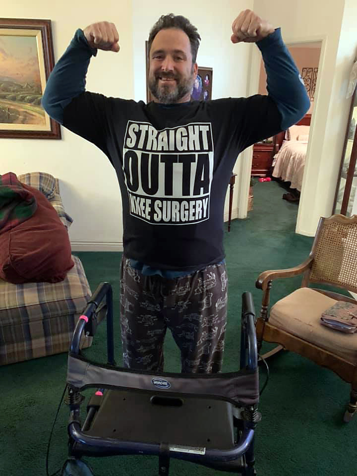 Jim P. standing