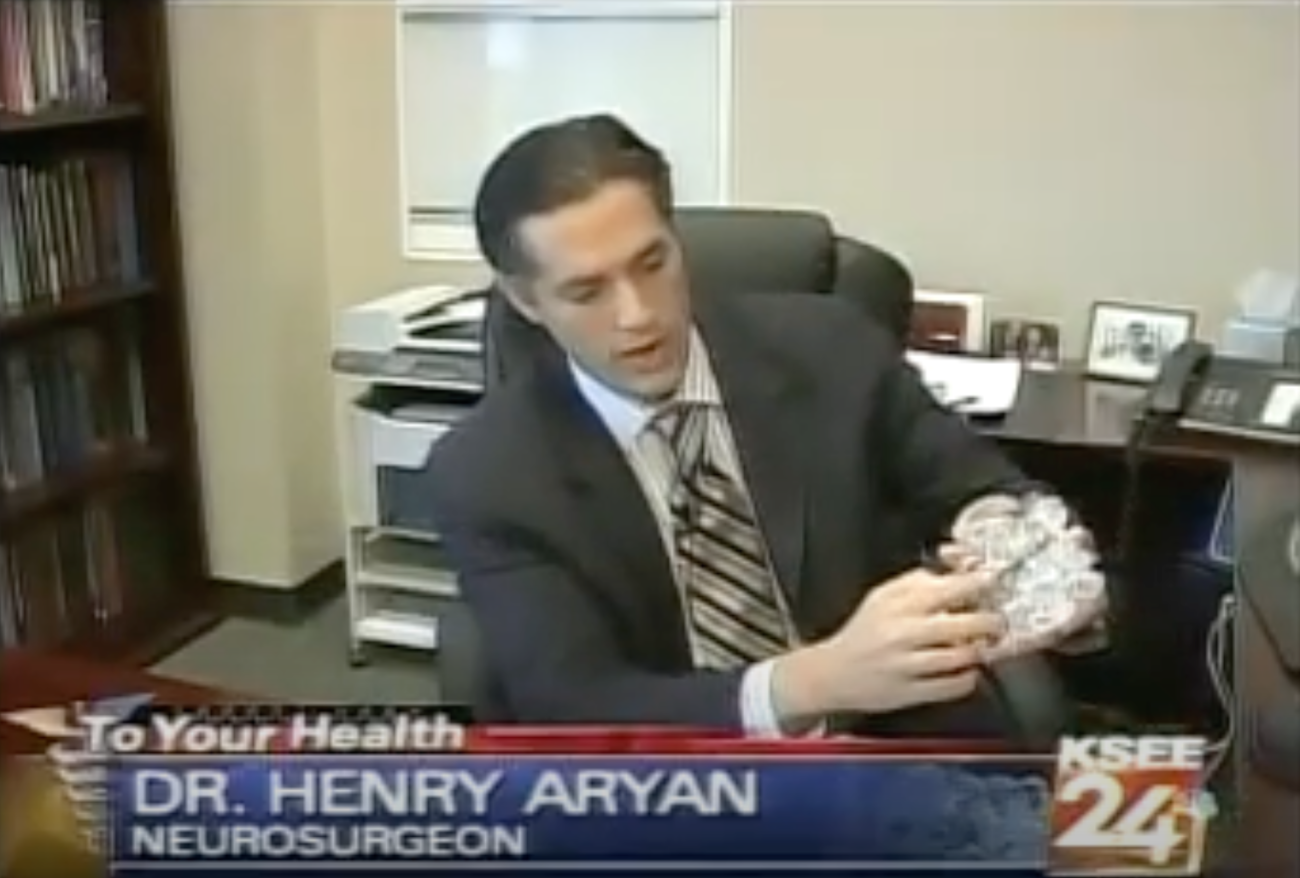 Dr. Aryan in TV interview